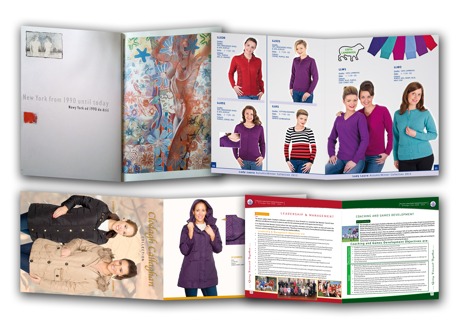 Albumes, cataloques, annual raports