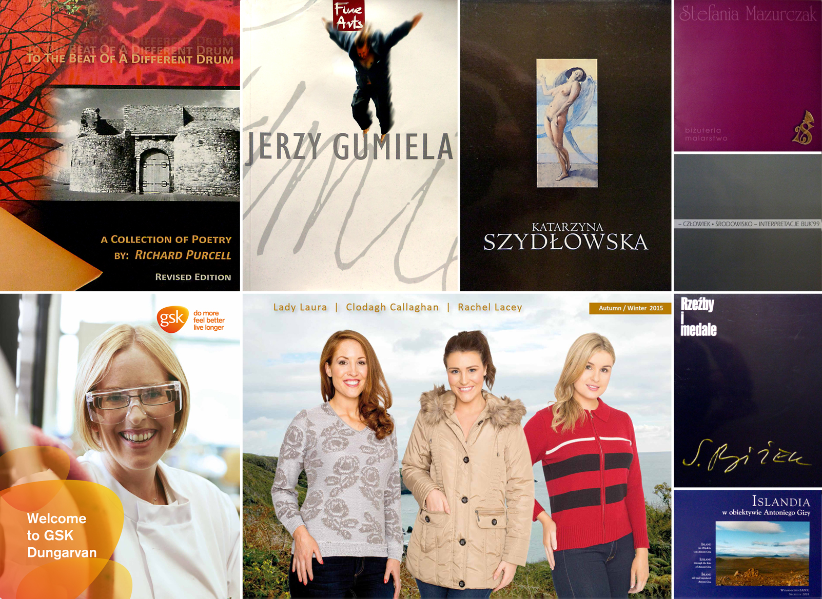 Covers for albums, cataloques and books