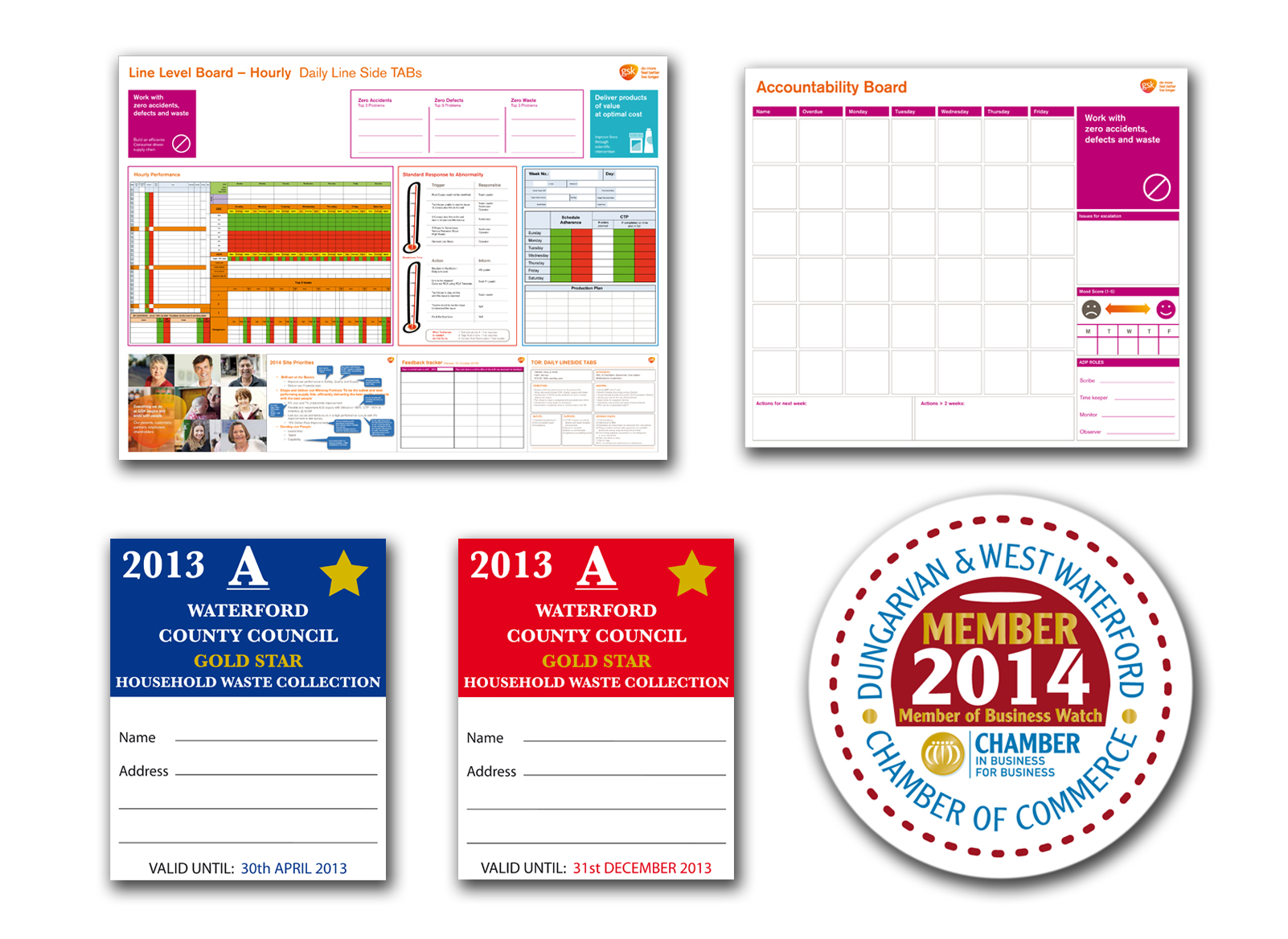 Excel tables, special labels