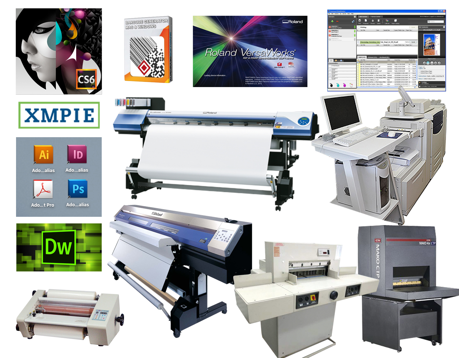 Machines and programs which I used